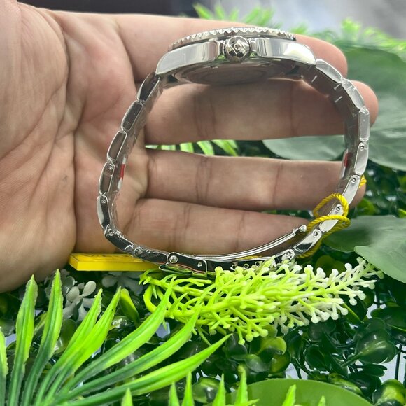 Pro Diver Men's Watch Quartz 47356 - Stainless Steel Blue Dial 40mm Waterproof - Picture 4 of 6